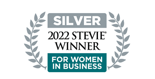 Stevie Award Women in Business 2022 Silver Winner Stevie Award Women in Business 2022 Silver Winner