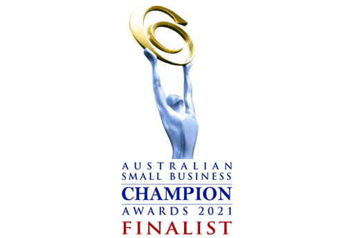 Australian small business champion awards 2021 finalist logo Australian small business champion awards 2021 finalist logo